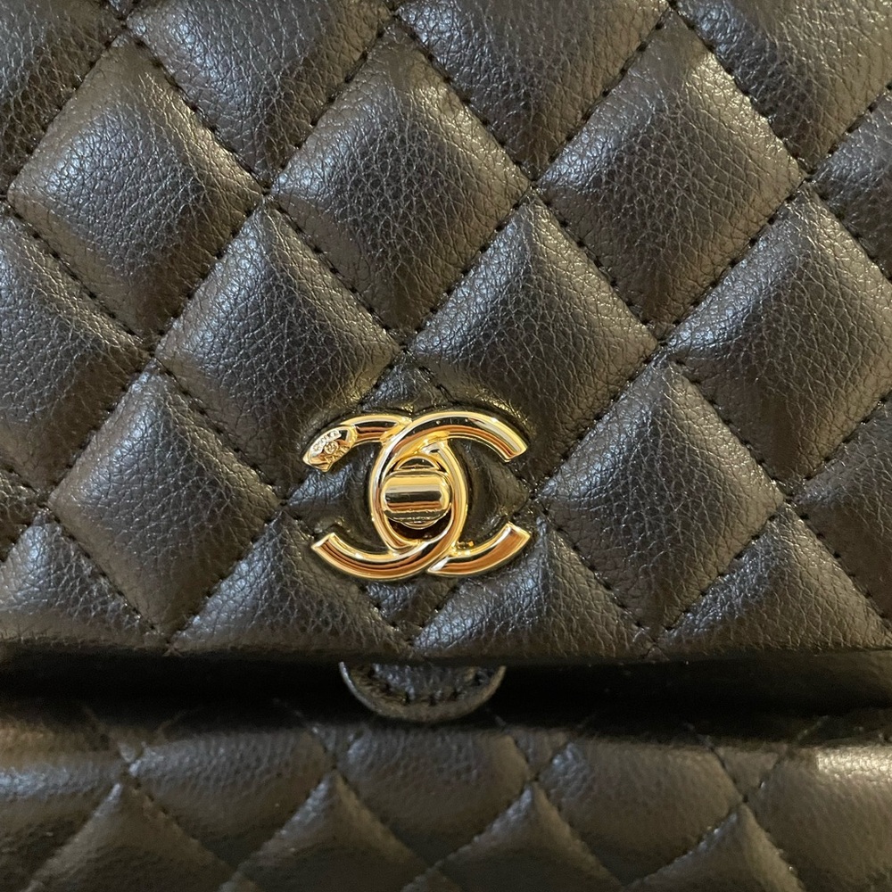 Chanel Black Quilted Leather Backpack - Picture 7 of 12